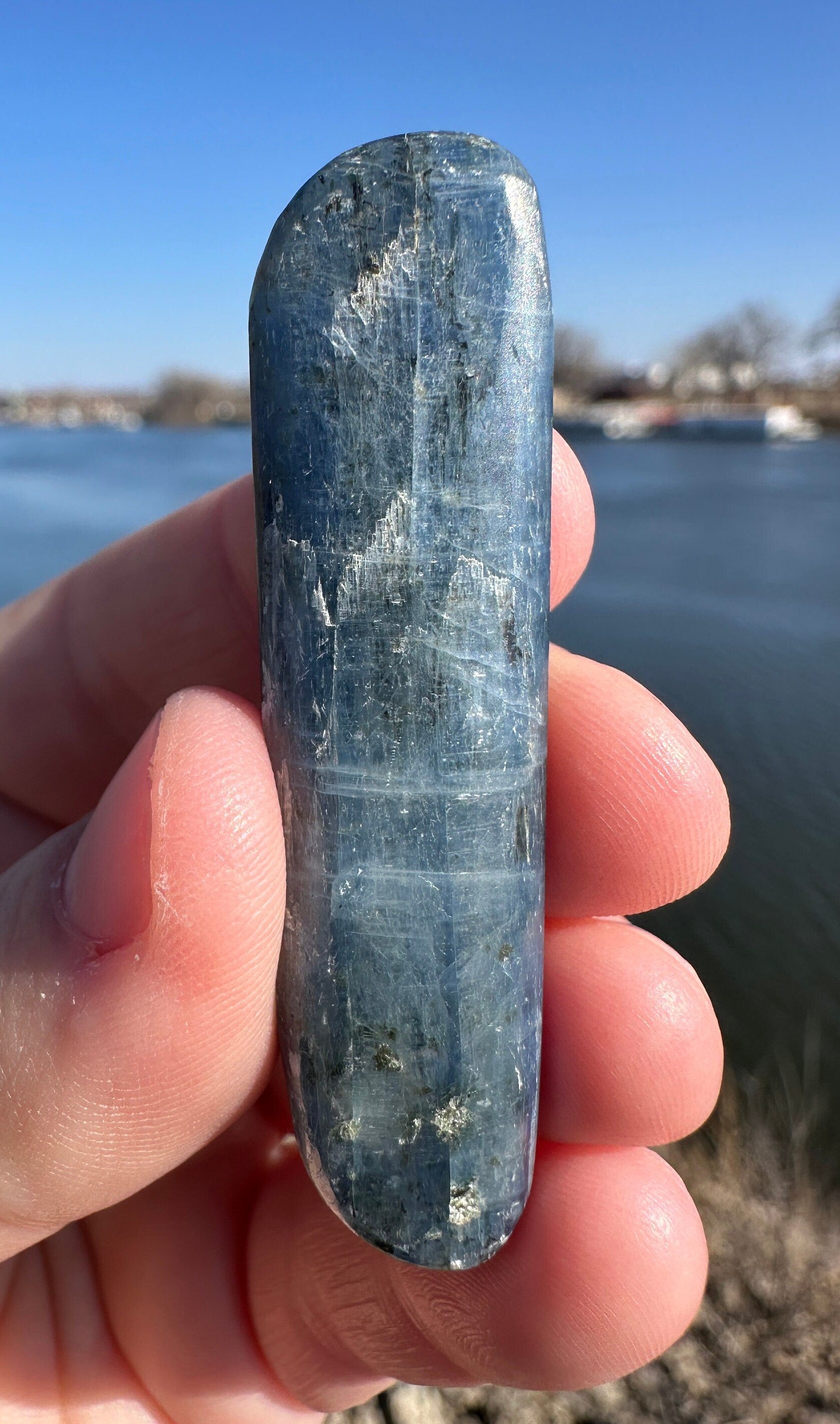 Gorgeous High Quality Polished Blue Kyanite Wands from India | Tucson Exclusive | Gems & Minerals | Crystal Collector Home Decor