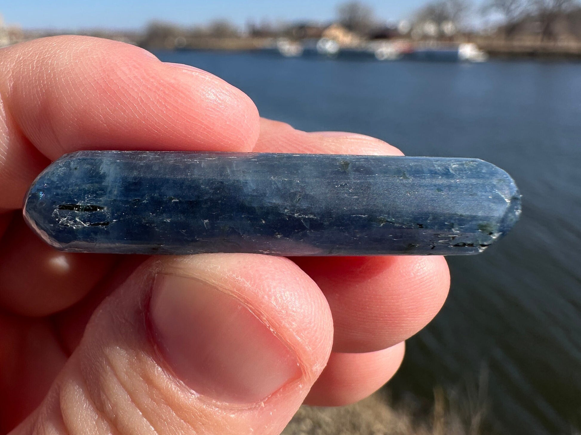 Gorgeous High Quality Polished Blue Kyanite Wands from India | Tucson Exclusive | Gems & Minerals | Crystal Collector Home Decor