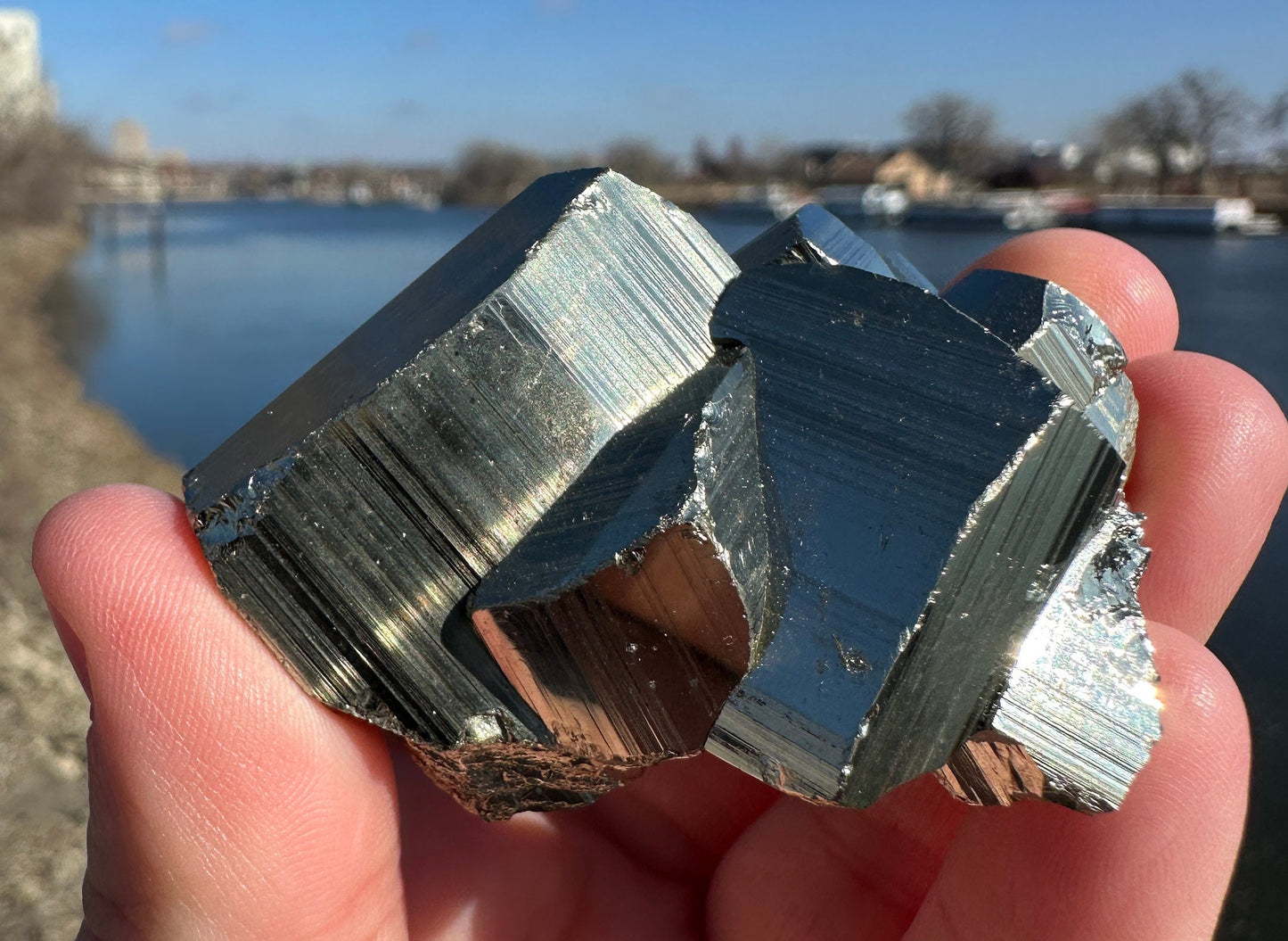 Pyrite Cluster | Raw Pyrite Crystal | Meditation | Pyrite Chunk | Fool's Gold | Home Decor Crystal | Gold Crystal | Gift