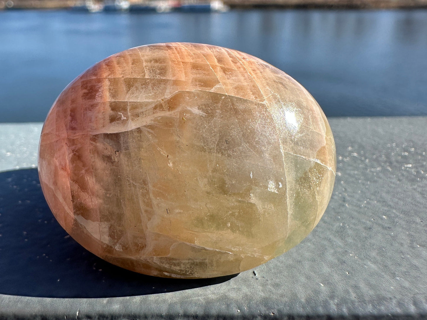 Gorgeous Indian Moonstone Palm Stone | Tucson Exclusive