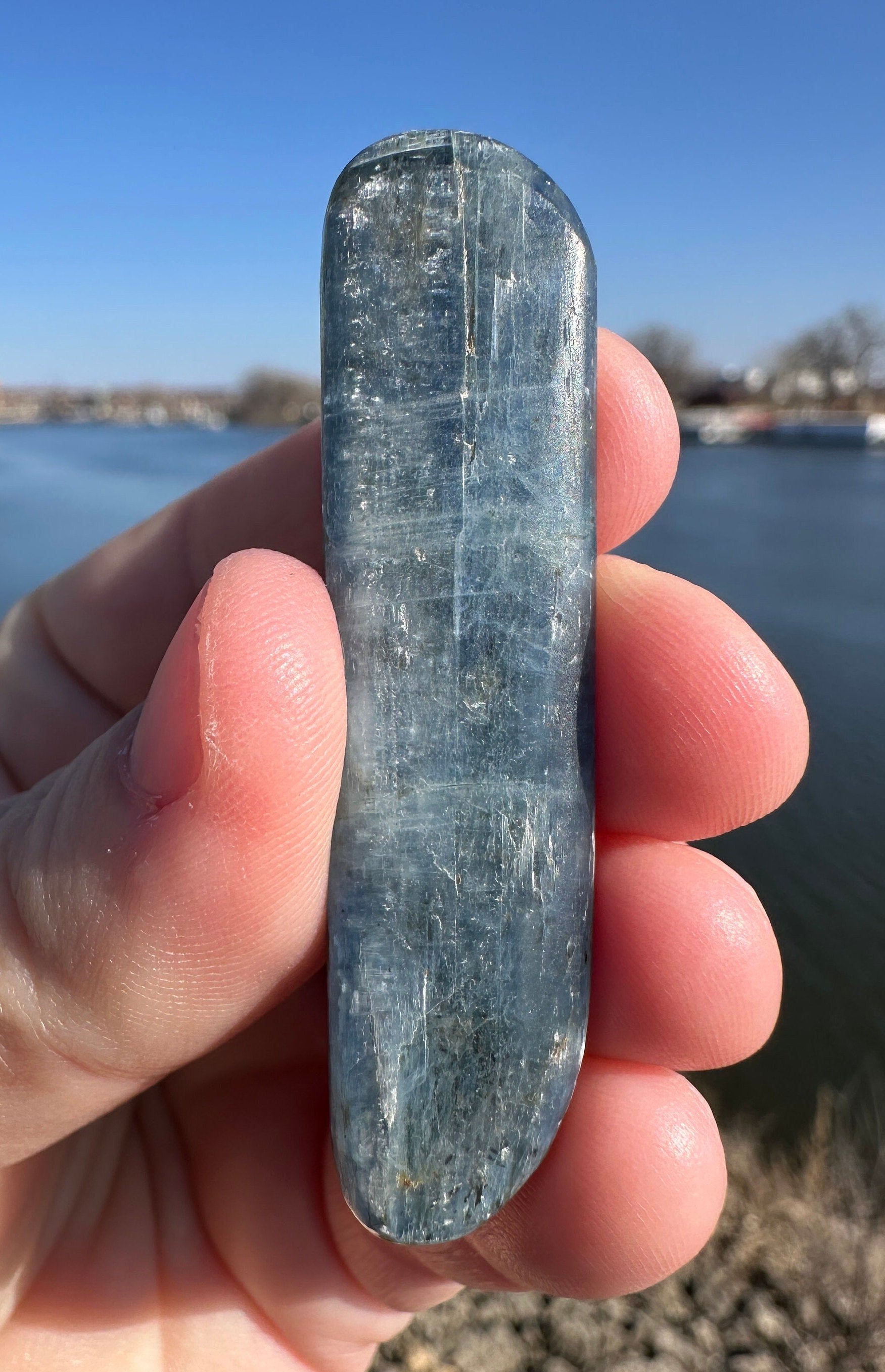 Gorgeous High Quality Polished Blue Kyanite Wands from India | Tucson Exclusive | Gems & Minerals | Crystal Collector Home Decor