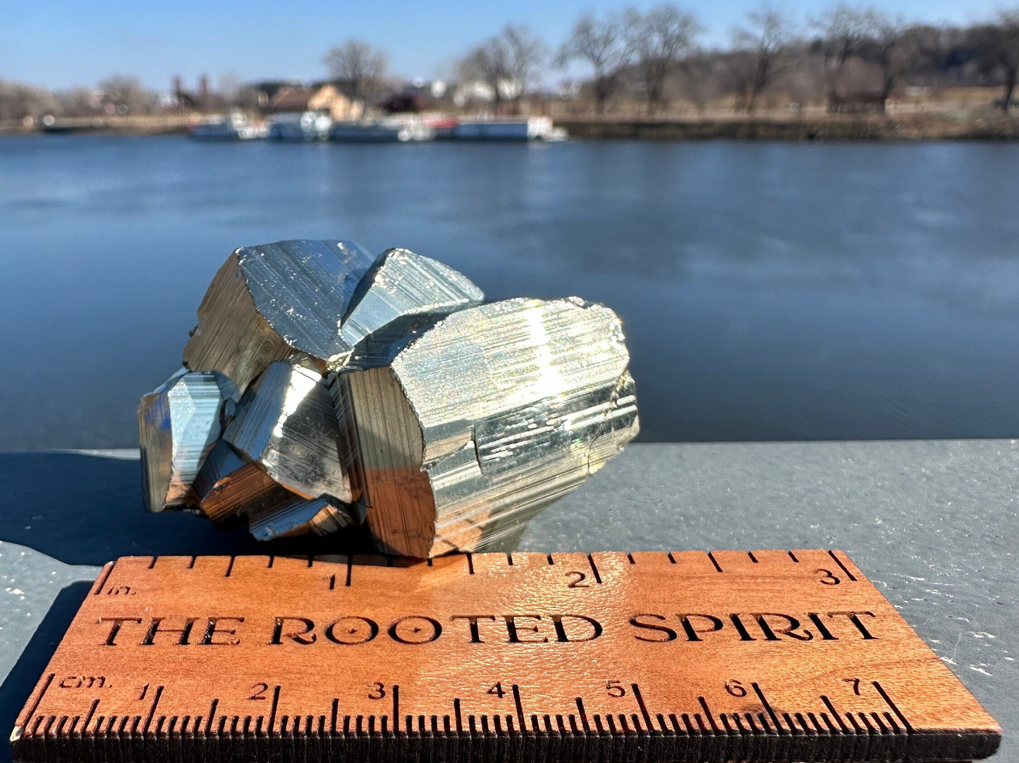 Pyrite Cluster | Raw Pyrite Crystal | Meditation | Pyrite Chunk | Fool's Gold | Home Decor Crystal | Gold Crystal | Gift