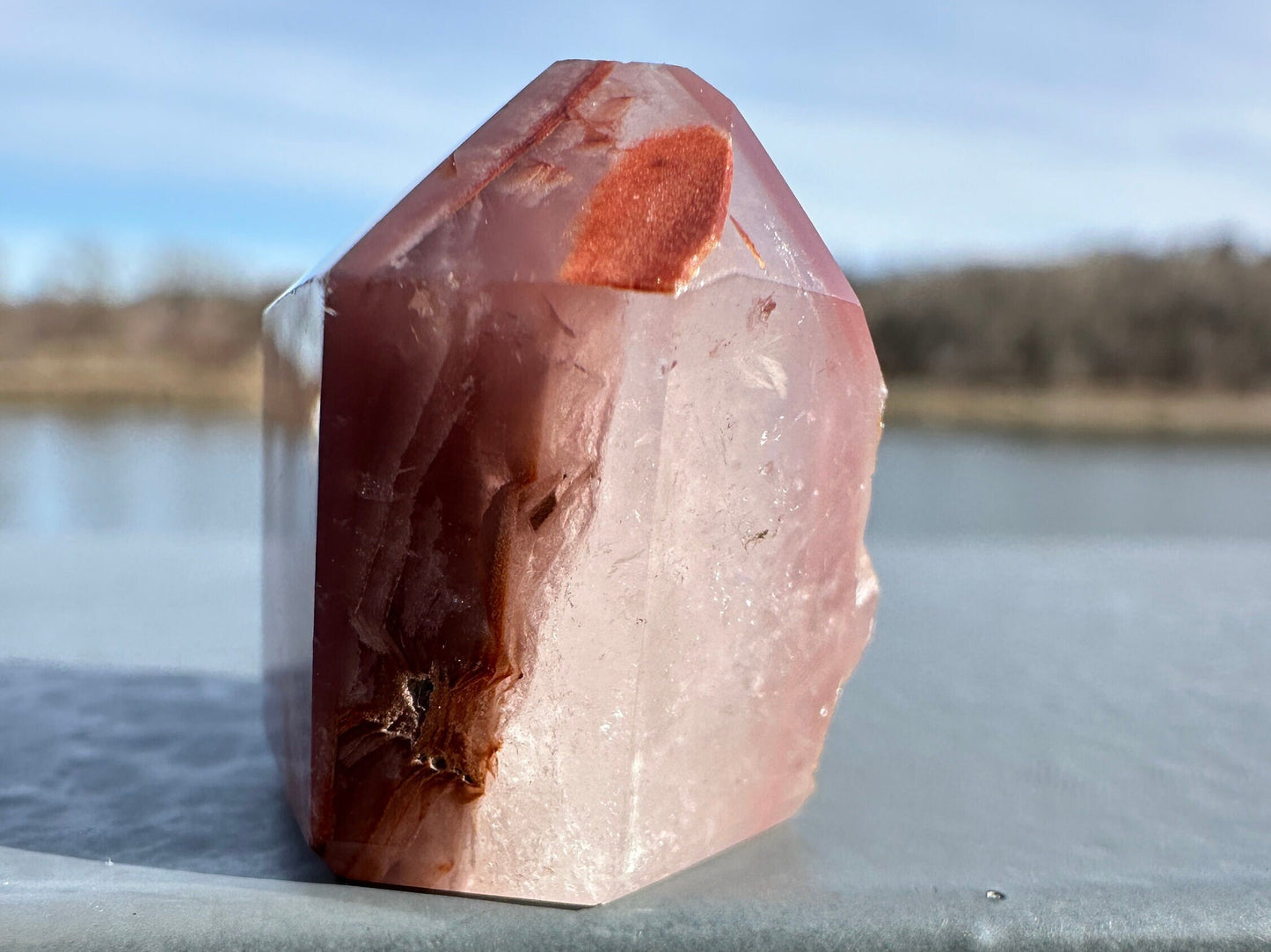 Rare Pink Lithium Point from Brazil | Lithium Tower | Lithium Crystal | Rare Crystals | Pink Lithium Crystal | Lithium Quartz