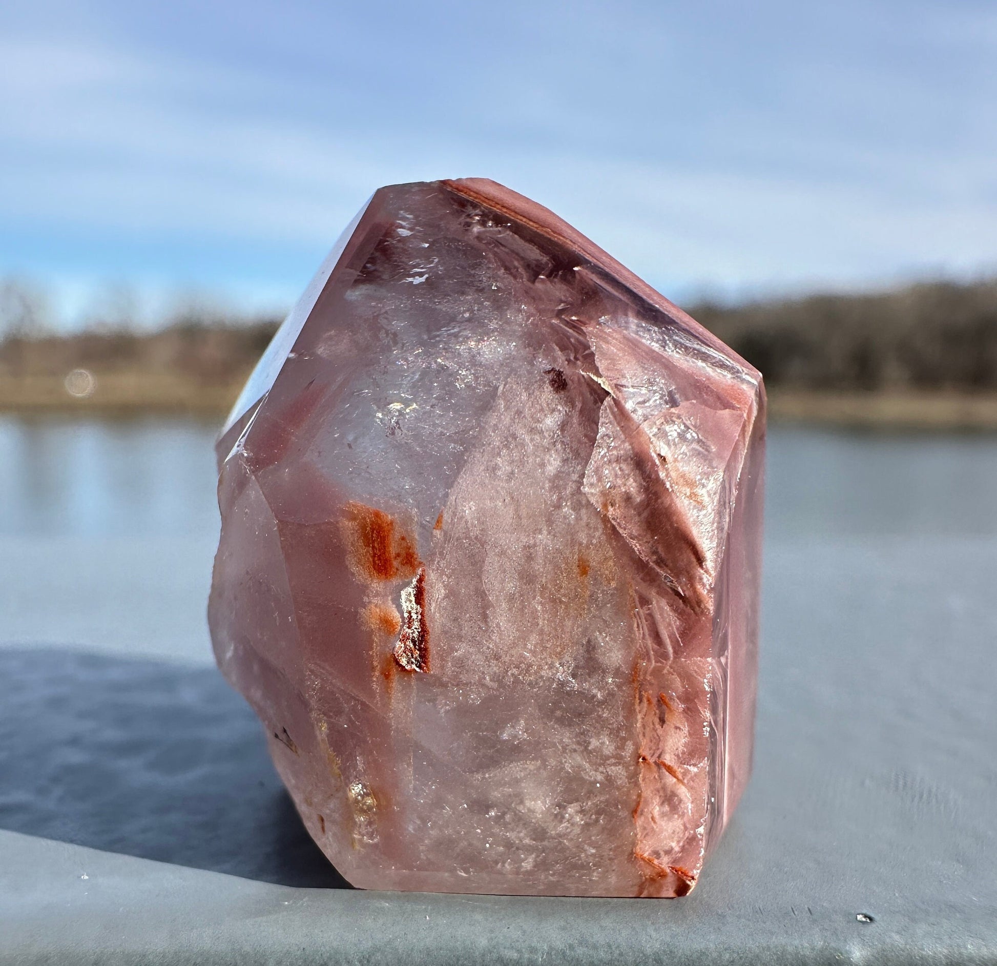 Rare Pink Lithium Point from Brazil | Lithium Tower | Lithium Crystal | Rare Crystals | Pink Lithium Crystal | Lithium Quartz