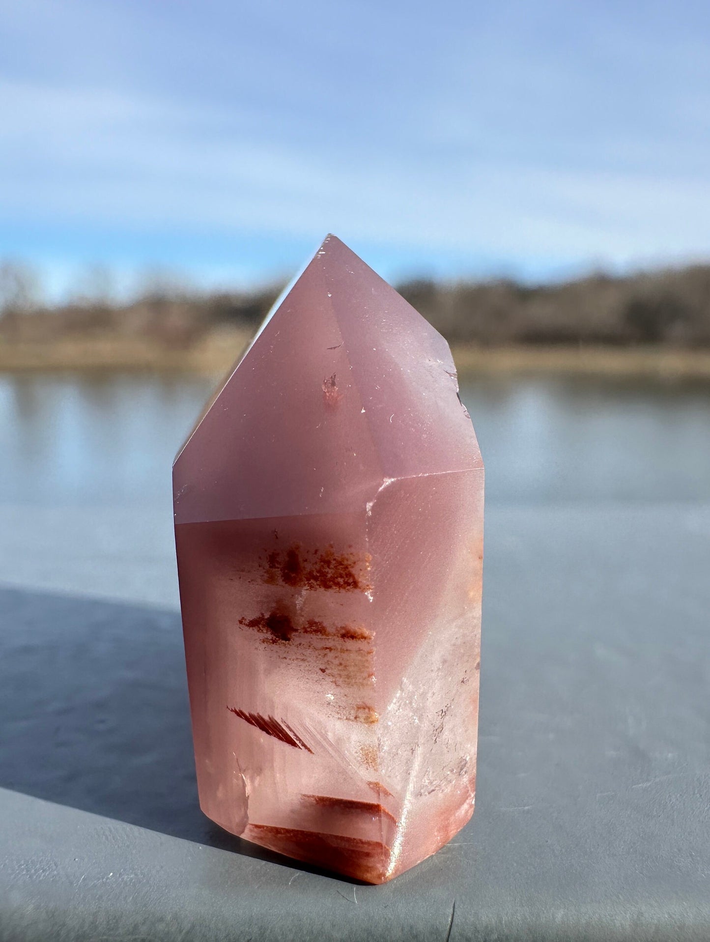 Rare Pink Lithium Point from Brazil | Lithium Tower | Lithium Crystal | Rare Crystals | Pink Lithium Crystal | Lithium Quartz