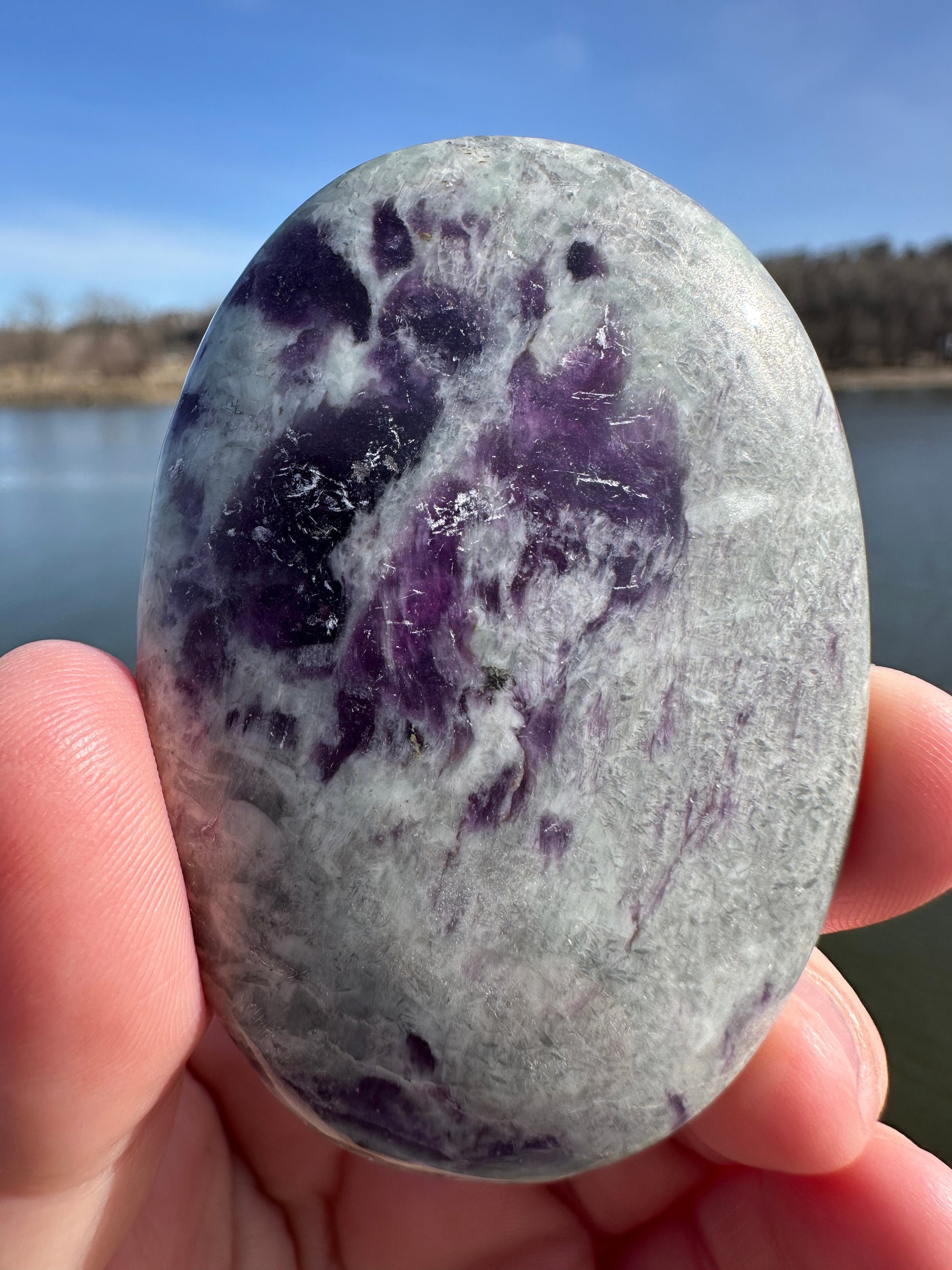 RARE Kammererite Palm Stone from India