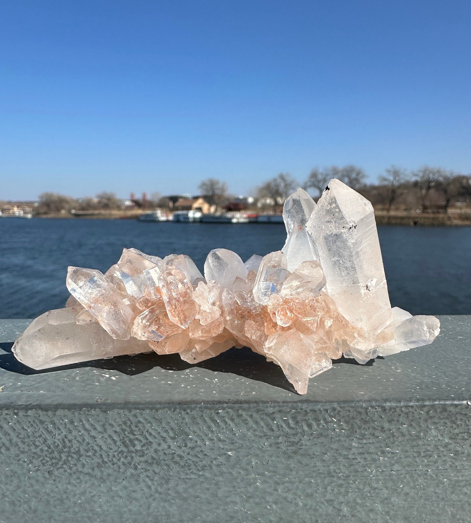 Incredible Rare Himalayan Quartz Cluster from India