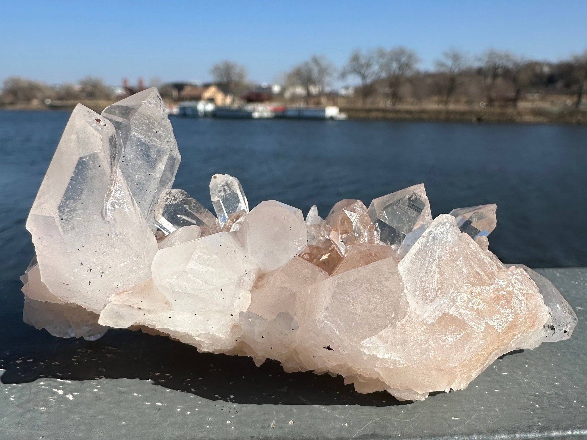 Incredible Rare Himalayan Quartz Cluster from India