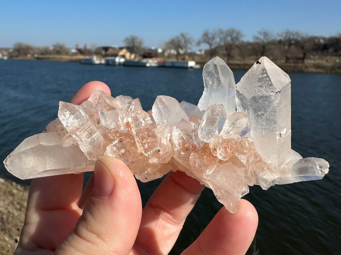 Incredible Rare Himalayan Quartz Cluster from India