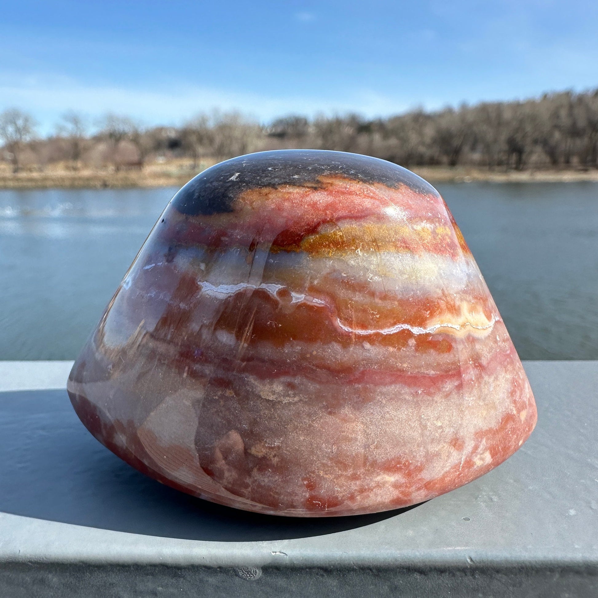 Large Shiva Agate Eye from India | Eye Of Shiva Crystals | Third Eye Agate Carved Crystals | Gems & Minerals | Crystal Collector Home Decor