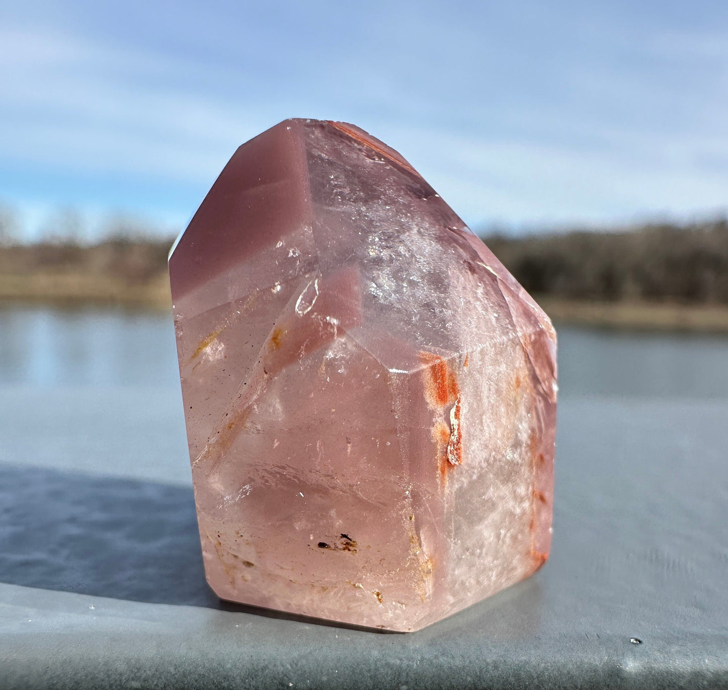 Rare Pink Lithium Point from Brazil | Lithium Tower | Lithium Crystal | Rare Crystals | Pink Lithium Crystal | Lithium Quartz