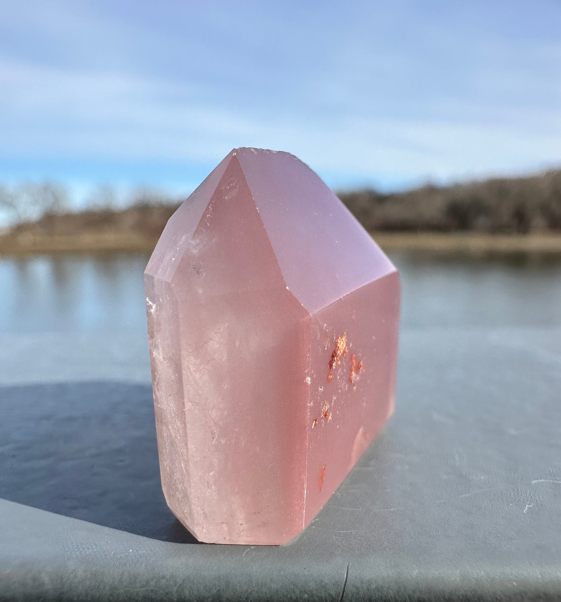 Rare Pink Lithium Point from Brazil | Lithium Tower | Lithium Crystal | Rare Crystals | Pink Lithium Crystal | Lithium Quartz