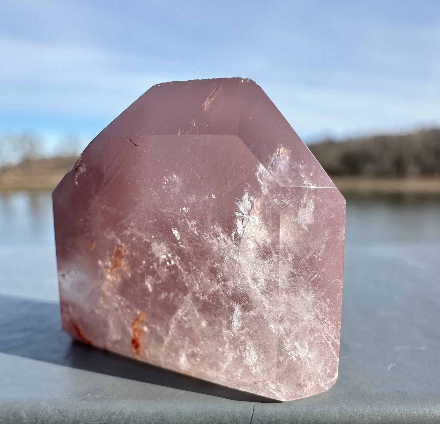 Rare Pink Lithium Point from Brazil | Lithium Tower | Lithium Crystal | Rare Crystals | Pink Lithium Crystal | Lithium Quartz