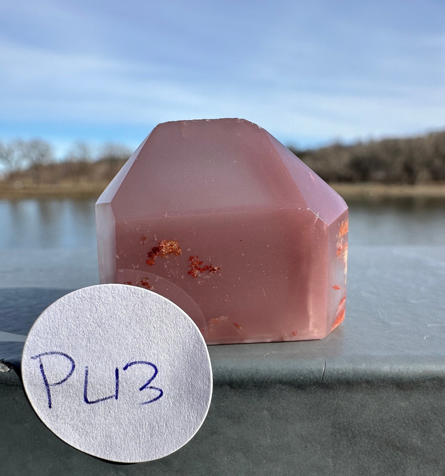 Rare Pink Lithium Point from Brazil | Lithium Tower | Lithium Crystal | Rare Crystals | Pink Lithium Crystal | Lithium Quartz