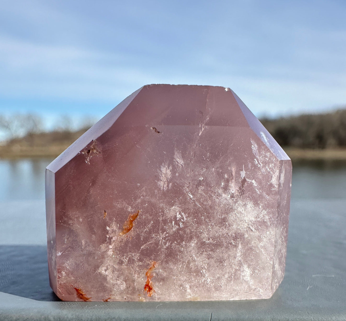 Rare Pink Lithium Point from Brazil | Lithium Tower | Lithium Crystal | Rare Crystals | Pink Lithium Crystal | Lithium Quartz