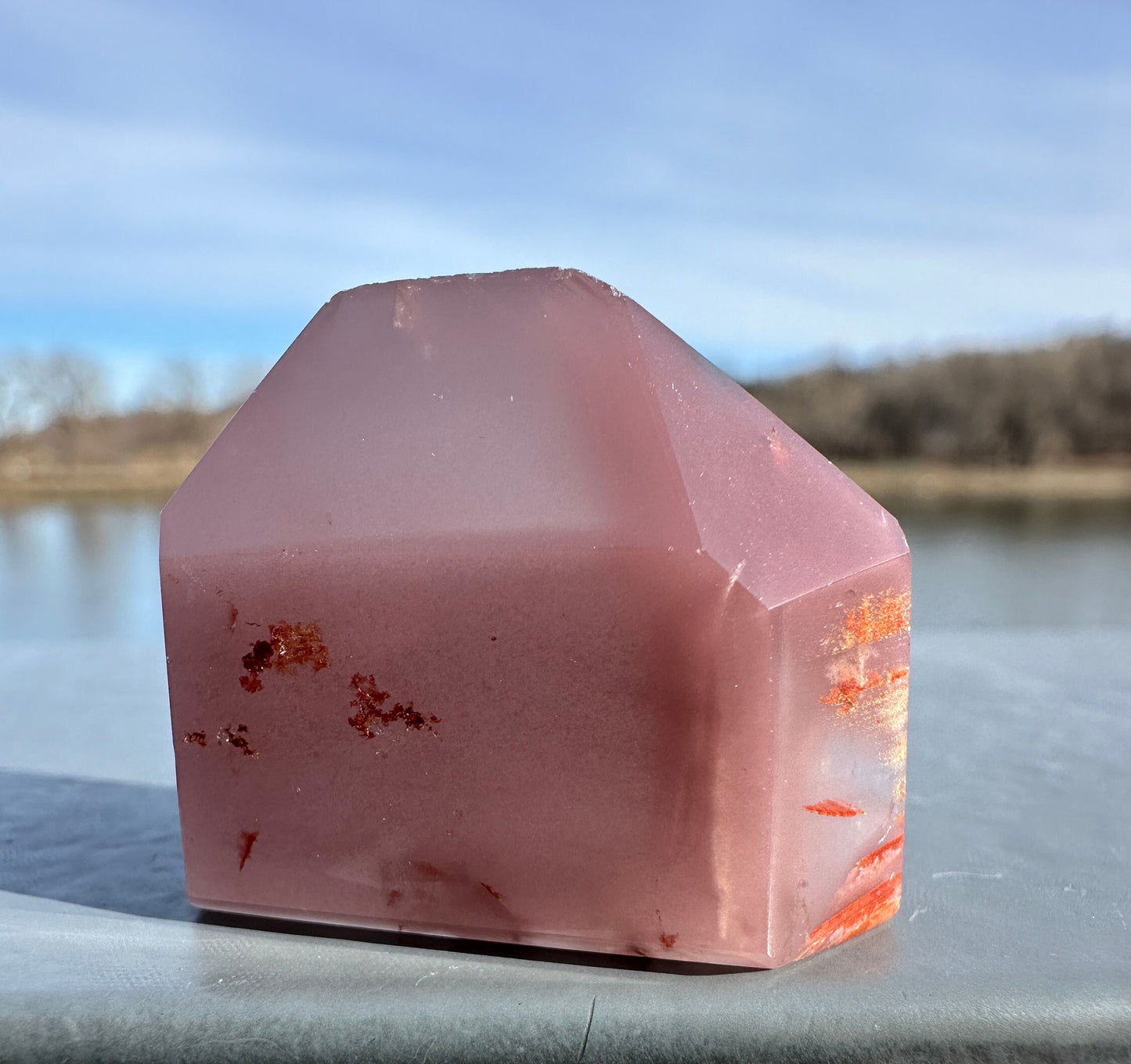 Rare Pink Lithium Point from Brazil | Lithium Tower | Lithium Crystal | Rare Crystals | Pink Lithium Crystal | Lithium Quartz